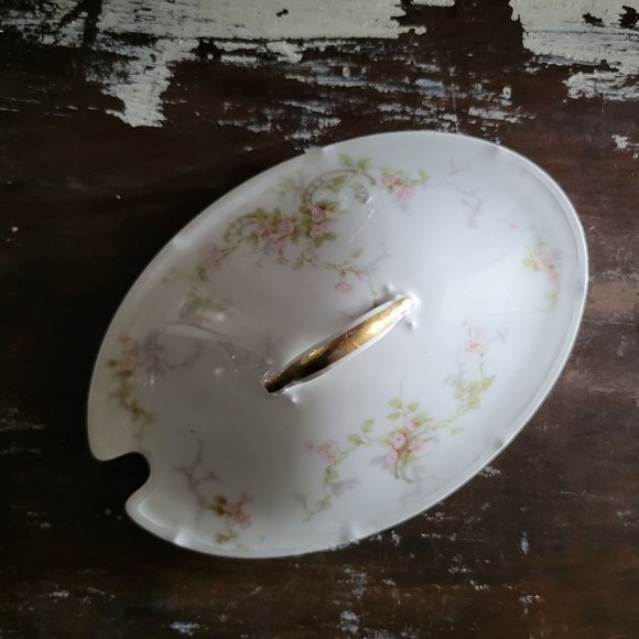 Haviland Limoges Sauce Boat & Lid w/ Attached Underplate Schleiger 161-4 *Read - Picture 7 of 13